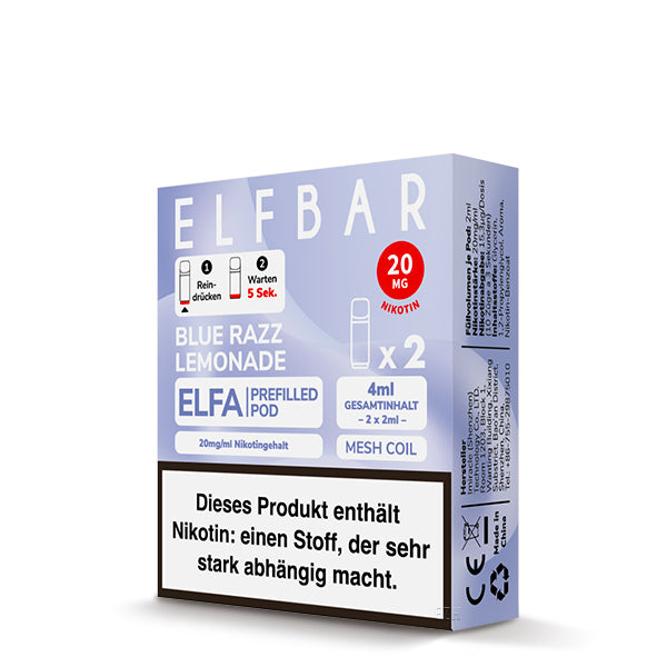 ELFBAR - ELFA Pod Blue Razz Lemonade - Hype Trade GmbH B2B